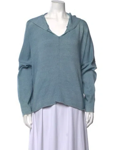 Pre-owned Eskandar V-neck Sweater In Blue