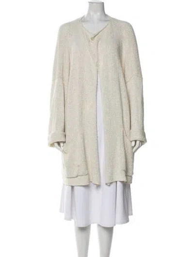 Pre-owned Eskandar V-neck Sweater In Neutral