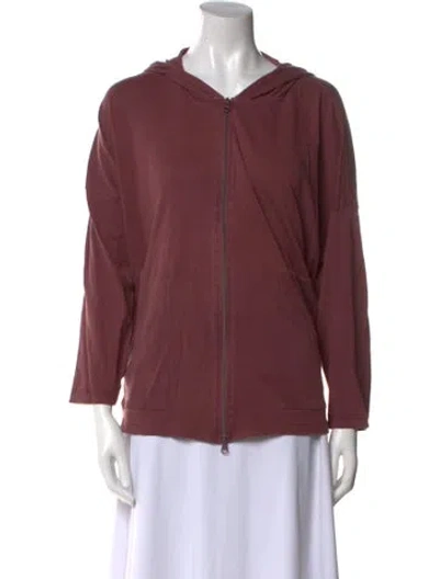 Pre-owned Eskandar V-neck Three-quarter Sleeve Sweatshirt In Multi