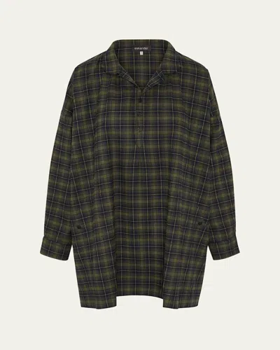 ESKANDAR WIDE A-LINE ARTISTS SMOCK (LONG PLUS LENGTH)