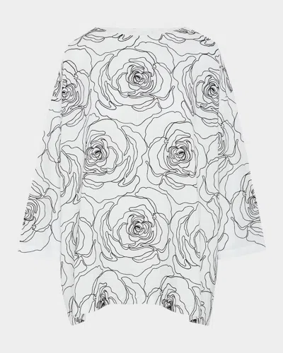ESKANDAR WIDE A-LINE SCOOP-NECK TUNIC (LONG LENGTH)