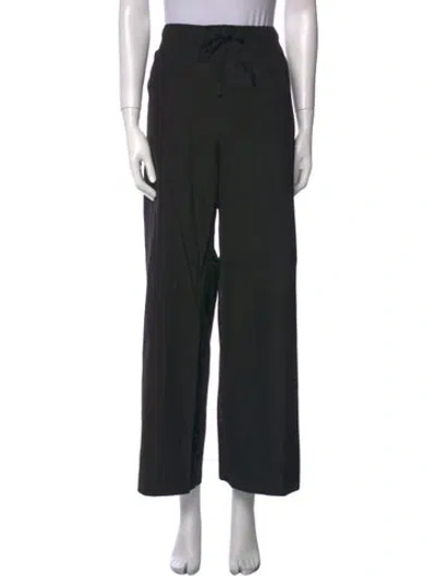 Pre-owned Eskandar Wide Leg Pants In Black