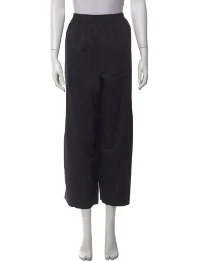 Pre-owned Eskandar Wide Leg Pants In Black
