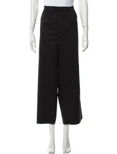 Pre-owned Eskandar Wide Leg Pants In Black