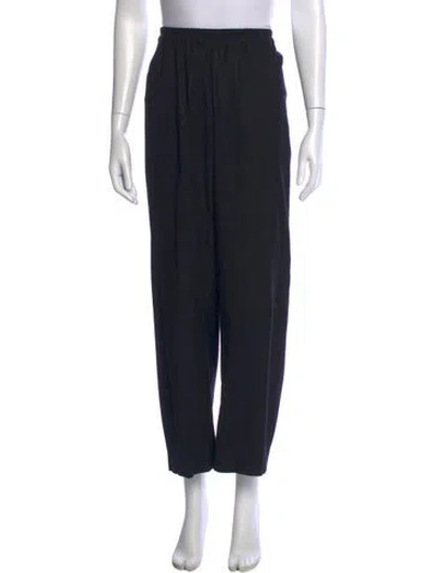 Pre-owned Eskandar Wide Leg Pants In Black