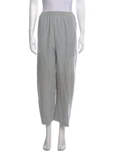 Pre-owned Eskandar Wide Leg Pants In Blue