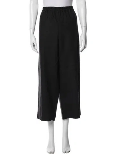 Pre-owned Eskandar Wide Leg Pants In Blue