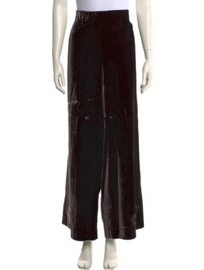 Pre-owned Eskandar Wide Leg Pants In Brown