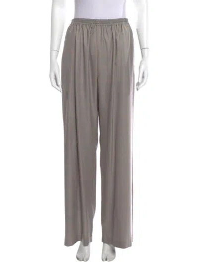 Pre-owned Eskandar Wide Leg Pants In Gray