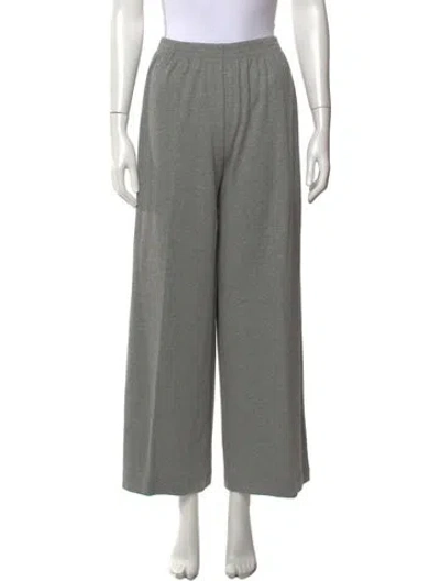 Pre-owned Eskandar Wide Leg Pants In Gray