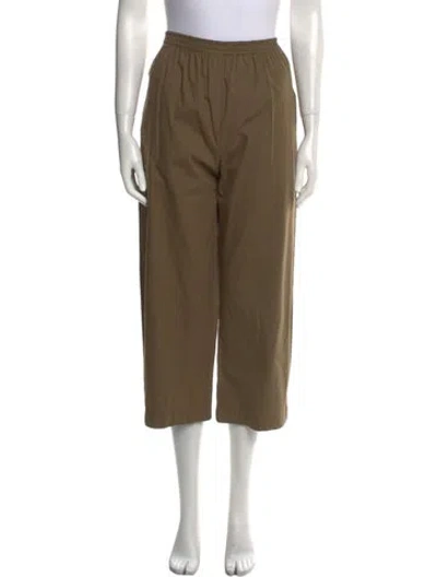 Pre-owned Eskandar Wide Leg Pants In Green