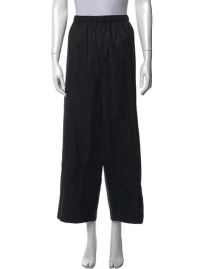 Pre-owned Eskandar Wide Leg Pants In Green