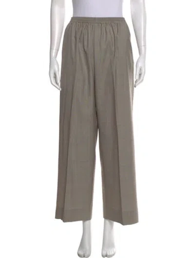 Pre-owned Eskandar Wide Leg Pants In Neutral