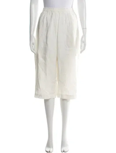 Pre-owned Eskandar Wide Leg Pants In Neutrals