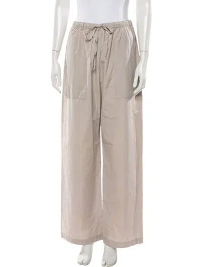 Pre-owned Eskandar Wide Leg Pants In Neutrals