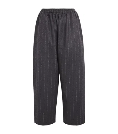 Eskandar Wool-cashmere Japanese Trousers In Grey