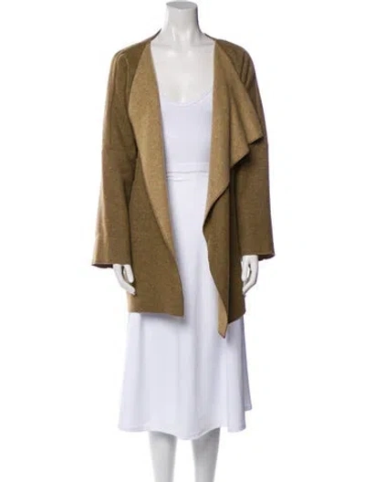 Pre-owned Eskandar Wool Coat In Brown