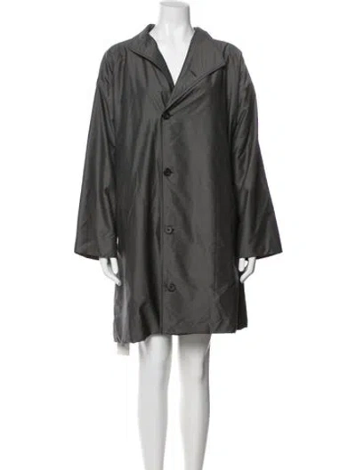 Pre-owned Eskandar Wool Coat In Gray