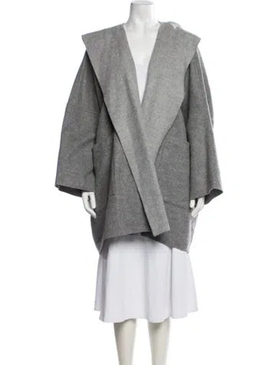 Pre-owned Eskandar Wool Coat In Grey