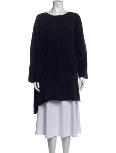 Pre-owned Eskandar Wool Crew Neck Sweater W/ Tags In Black