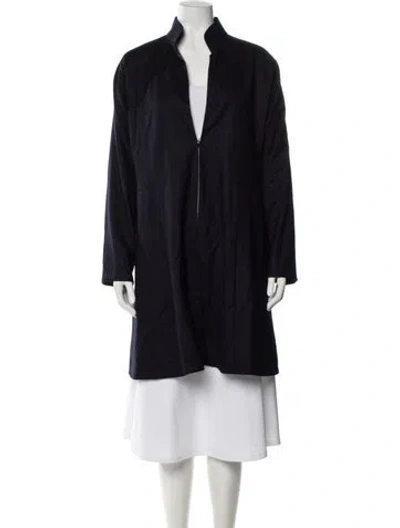 Pre-owned Eskandar Wool Evening Jacket In Blue