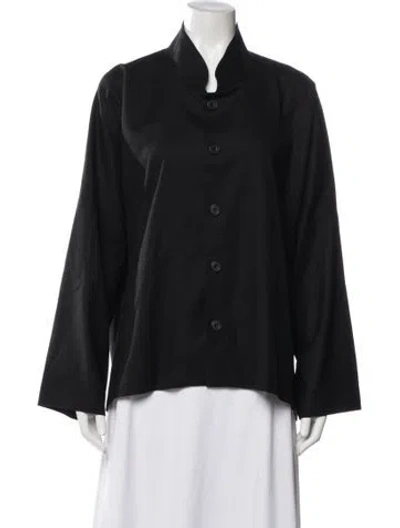 Pre-owned Eskandar Wool Jacket In Black