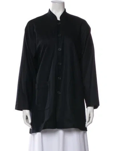 Pre-owned Eskandar Wool Jacket In Black