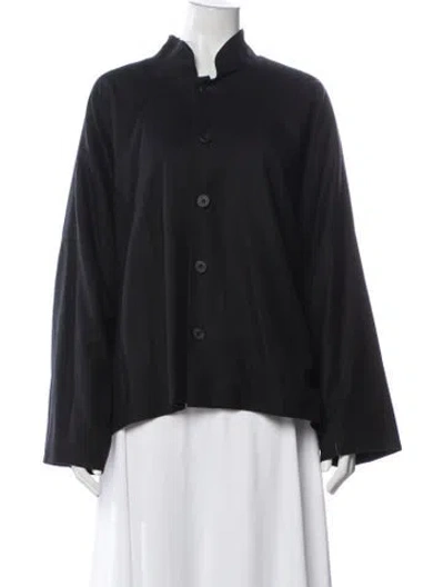 Pre-owned Eskandar Wool Jacket In Black
