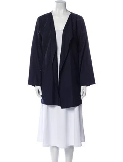 Pre-owned Eskandar Wool Jacket In Blue