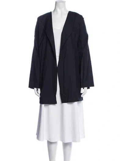 Pre-owned Eskandar Wool Jacket In Blue