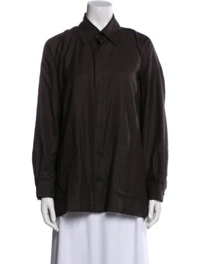 Pre-owned Eskandar Wool Jacket In Brown
