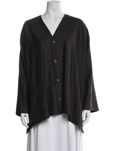 Pre-owned Eskandar Wool Jacket In Brown