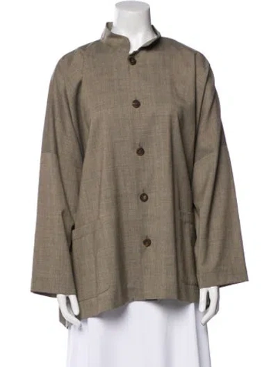 Pre-owned Eskandar Wool Jacket In Gray