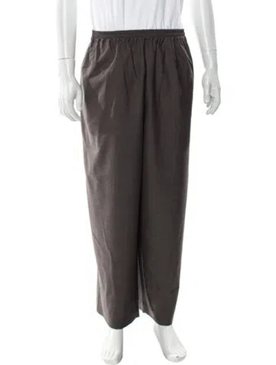 Pre-owned Eskandar Wool Joggers In Gray