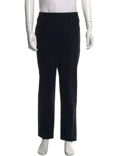 Pre-owned Eskandar Wool Pants In Blue