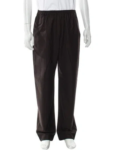 Pre-owned Eskandar Wool Pants In Brown