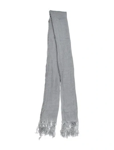Pre-owned Eskandar Wool Scarf In Grey