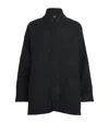Eskandar Wool-silk-blend Jacket In Black