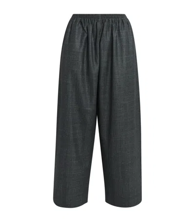 Eskandar Wool-silk-cashmere Trousers In Green
