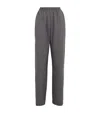 Eskandar Wool Straight Trousers In Grey