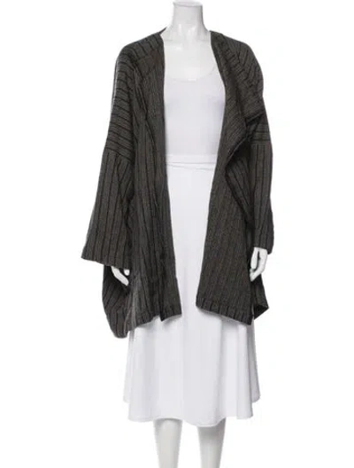 Pre-owned Eskandar Wool Striped Jacket In Multi