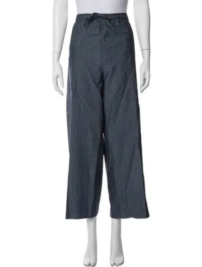 Pre-owned Eskandar Wool Sweatpants In Blue