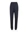 Eskandar Wool Tapered Trousers In Blue