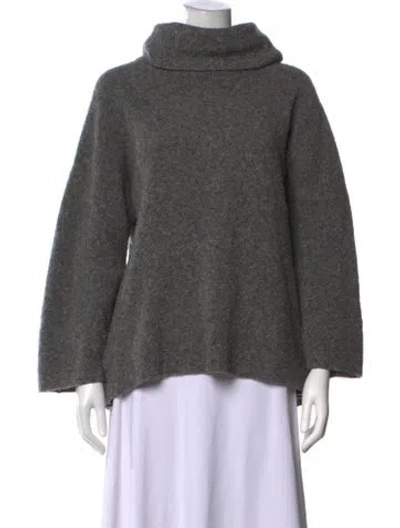 Pre-owned Eskandar Wool Turtleneck Sweater In Brown