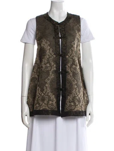 Pre-owned Eskandar Wool Vest In Neutral