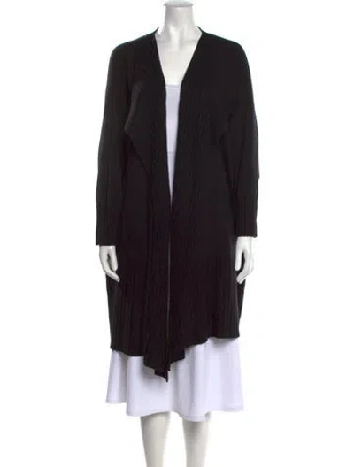 Pre-owned Eskandar Wool V-neck Sweater In Black