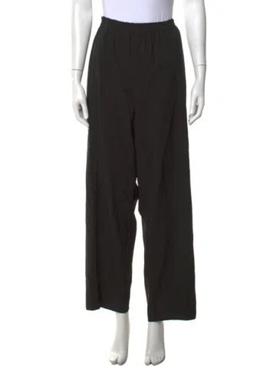 Pre-owned Eskandar Wool Wide Leg Pants In Brown