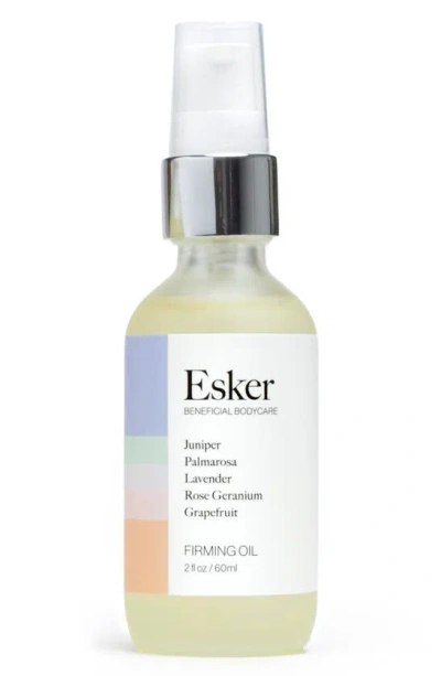 Esker Firming Body Oil, 2 oz In White