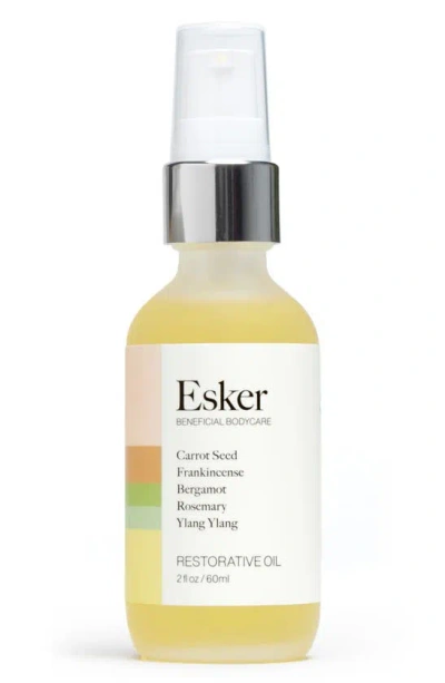 Esker Restorative Body Oil, 2 oz In Yellow