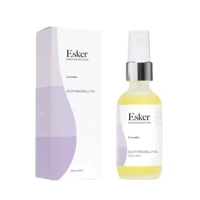 Esker Soothing Belly Oil In White